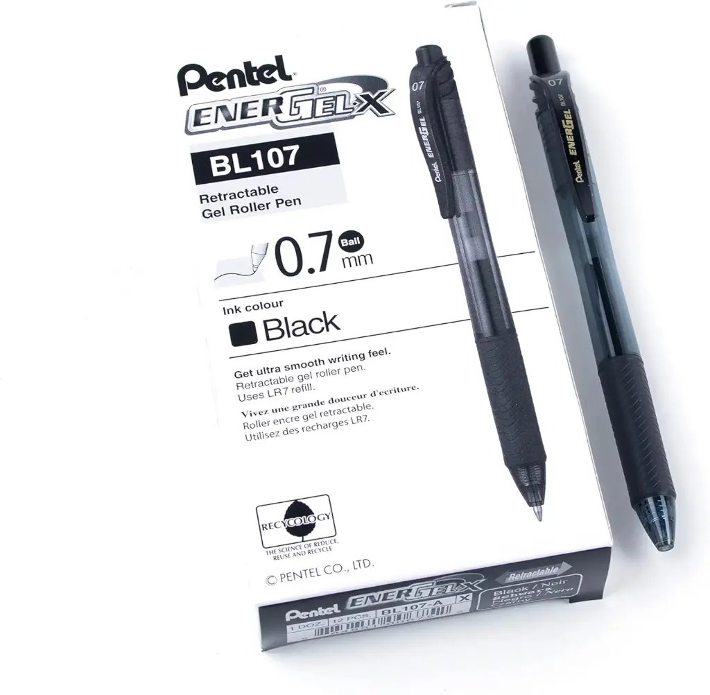 Boligrafo Energel BL107 0.7mm C/12