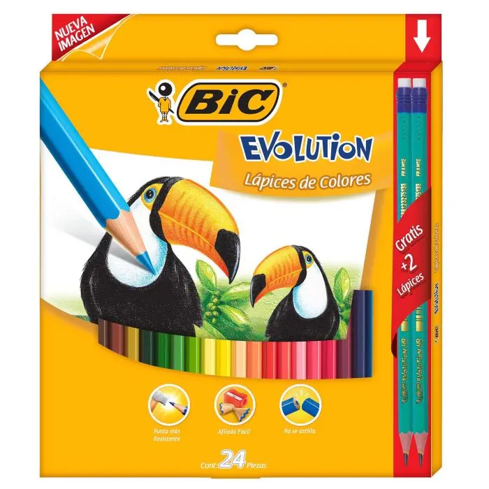 Colores Conte Evolution c/24