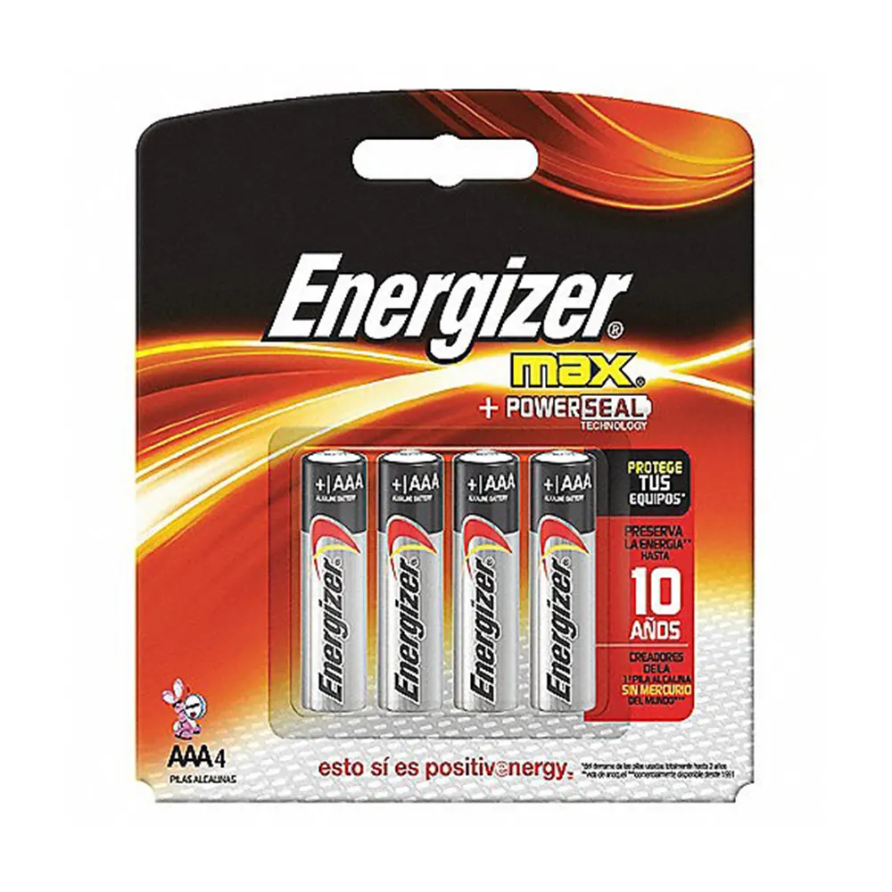 Energizer Pila Tipo Pluma AAA Blister c/4 