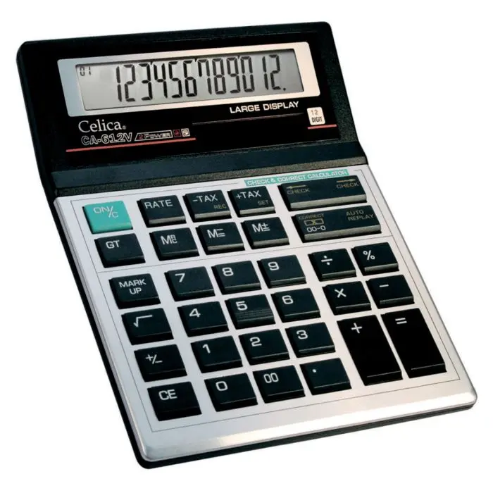 Calculadora de Escritorio CA-612V -Celica