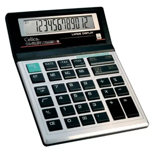 [13870] Calculadora de Escritorio CA-612V -Celica