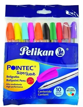 Bolígrafos Pointec P/M c/10